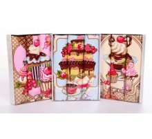 Набор вафельных полотенец Купон 50х63 см в коробке 3 штуки 11534-1