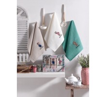 Набор салфеток METEOR вафельные в коробке 40х60 см 3 штуки GARDENER-10014