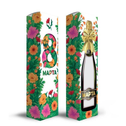 Коробка подарочная  Бутылочка, Ш-15 Р из Иваново