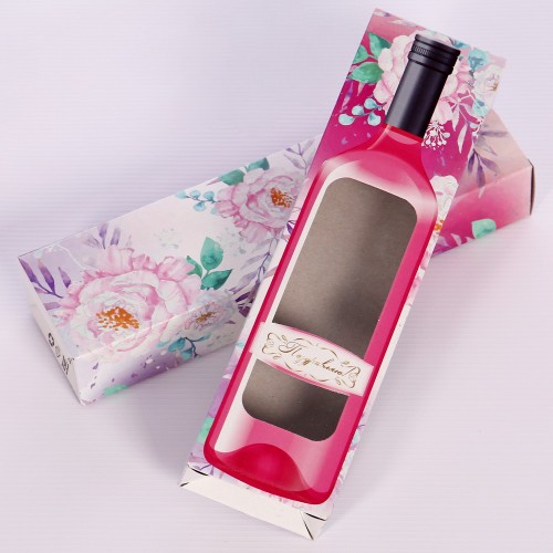 Коробка подарочная "Розовое вино" 125-18 Р