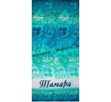 Полотенце махровое жаккардовое пестротканое Тамара 3787-46