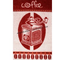 Полотенце махровое жаккардовое пестротканое Капучино 3210