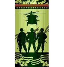 Полотенце махровое птк. жак. 2770, Солдаты