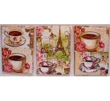 Набор вафельных полотенец Купон 50х63 см 3 штуки в пакете ВК 178