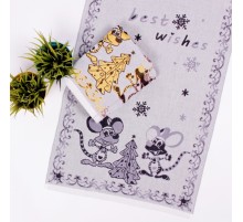 Полотенце хлопок Мышки в ассортименте остаток