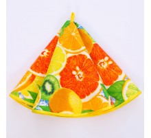 Полотенце вафельное круглое D70 КВ 389-1 трт