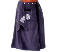 Набор сауна микрофибра мужская + полотенце Король-1 98-666 86111