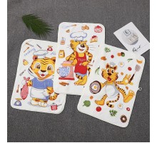 Полотенце из микрофибры Тигр-998-263 ручное