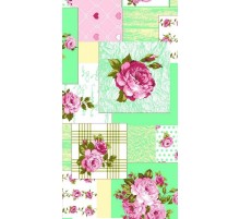 Вафельное полотенце 40х75 см 570-1П рд