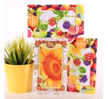 Набор вафельных полотенец Купон 50х63 см в шоколадке 5599-1 Тейково