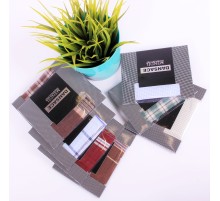 Набор Носовой платок мужской батистовый в подарочной упаковке (1 шт.) №4