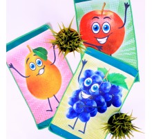 Полотенце из микрофибры Фруктики 30х50