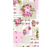 Вафельное полотенце 40х75 см 570-4П рд