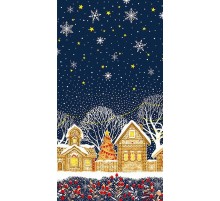 Полотенце из рогожки 40х75 см 12526-1 ад