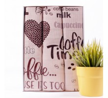 Набор вафельных полотенец Купон 50х63 см 3 штуки в коробке 5614-1 Тейково Набор вафельных полотенец Купон 50х63 см 3 штуки в коробке 5614-1 Тейково