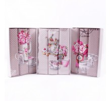 Набор полотенец рогожка Купон 50х63 см в коробке 3 штуки 10728-1 ад