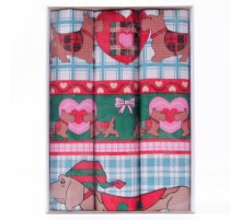 Набор вафельных полотенец Купон 50х63 см 3 штуки в коробке Собачуля-2 остаток 1 штука