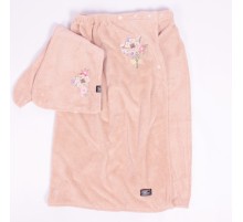 Набор сауна микрофибра женская+тюрбан Букет 98-723 №2