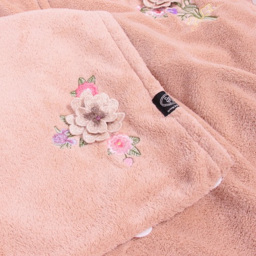 Набор сауна микрофибра женская+тюрбан Букет 98-723 №2 в Санкт-Петербурге