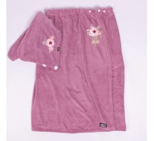 Набор сауна микрофибра женская+тюрбан Букет 98-723 №1