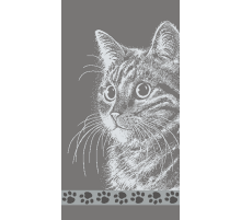 Полотенце махровое птк. жак. 6855, Мурзик М