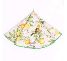 Полотенце вафельное круглое D65 КВ 3115-1 трт