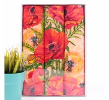 Набор вафельных полотенец Купон 50х63 см 3 штуки в коробке 5352-1 Тейково