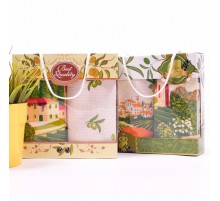 Набор вафельных полотенец Купон 50х63 см 2 штуки в коробке 29027-1 Тейково