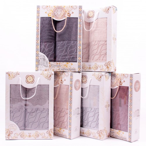 Набор полотенец махровых 88-758 88-759 в коробке Б+Л