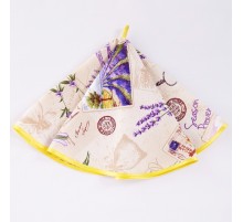 Полотенце вафельное круглое D65 КВ 30217-1 тк