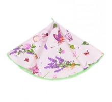 Вафельное полотенце круглое D65 813-1П рд