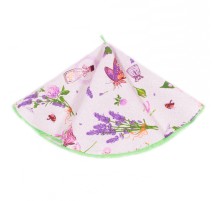 Вафельное полотенце круглое D65 813-1П рд