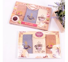 Набор полотенец махровое 057-840 в коробке МР+МР+МР