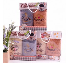 Набор полотенец махровое 057-840 в сумочке МР+МР