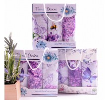 Набор вафельных полотенец 40х75 см 3 штуки в сумочке 35054-1 тк