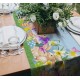 Салфетка дорожка на стол хлопковая Пасхальные зайчики 35004-1 т из Иваново