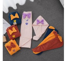 Набор сауна микрофибра женская + тюрбан Бант 86279