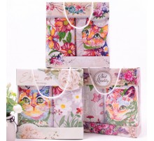 Набор полотенец рогожка Купон 50х63 см в коробке 2 штуки 12870-1 ад