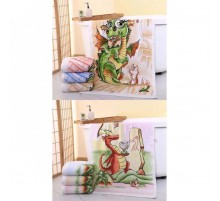 Полотенце махра велюр Милый Дракошка 653-174-175