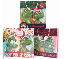 Набор полотенец из микрофибры Новогодний-Дракоша JZ9-840 в сумочке Р+Р