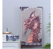 Полотенце хлопок Величественный дракон вид 2 КО