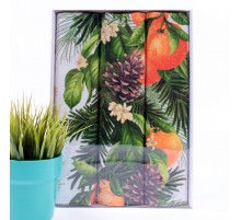 Набор вафельных полотенец Купон 50х63 см в коробке 3 штуки 29232-1 Тейково