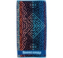 Полотенце махровое пестротканое жаккардовое Александр 7240