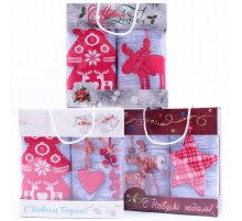 Набор полотенец рогожка 40х75 см в коробке 2 штуки 10731-1 ад