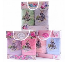 Набор полотенец из микрофибры Прогулка RSC в сумочке Р+Р