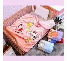 Детский плед 2-х слойный 86134 ассорти