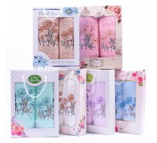 Набор махровых полотенец 12-74-75 в коробке Б+Л