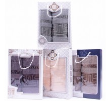 Набор махровых полотенец 969 в коробке Б+Л