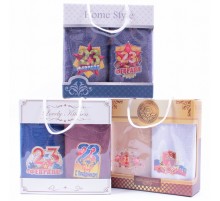 Набор полотенец из микрофибры 23В-А159 в сумочке МР+МР