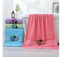 Махровое полотенце Яркий букет R00019